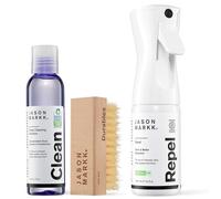 Jason Markk Kit Essentiel 3 Pièces - Nettoyant Chaussures Premium, Brosse Standard, Spray Imperméabilisant Repel