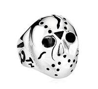 Jason Mask Killer 13th Hommes Anneaux Punk Hip Hop Dominateur pour Petit Ami Homme Titane Acier Bijoux Créativité Cadeau