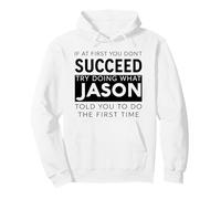 Jason Name Funny Joke Christmas Birthday Dad Man Père Sweat à Capuche