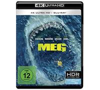 Meg – Jason Statham, Bingbing Li, Rainn Wilson – 4K Ultra HD Blu-ray – Import