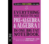 Jason Wang Work Everything You Need to Ace Pre-Algebra and Algebra I in (Poche)