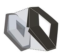 JasonCarlMorgan JCM Graphique Avant & Arrière Badge Drapé Kit Autocollant - Gris Charbon, Twingo II 2007-2011