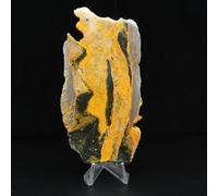 Jaspe Bumblebee de 115 grammes et 110 millimètres, Minéral Jaspe Bumblebee d'Indonésie, Pierre Authentique, Exemplaire Unique, Minéral d'ornement, Minéral de Paix