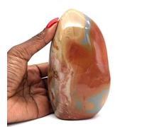 Jaspe impérial pour Collection de 800 grammes et 130 millimètres, Minéral Jaspe de Madagascar, Pierre véritable, Un Seul Exemplaire, Minéral d'art, Minéral de spiritualité
