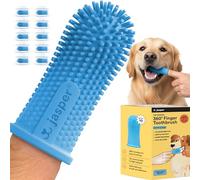 Jasper Lot de 10 brosses à dents pour chien, brosse à dents pour animaux domestiques, brosse à dents pour chat, kit de soins dentaires et de nettoyage des dents, brosse à dents pour animaux
