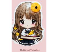 Jasper The TimidCat Introduces Fluttering Thoughts: A Compact Journal Ruled Notebook for Calming Busy Thoughts