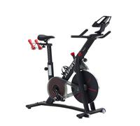 Jasport Speedbike S3,vélo d'intérieur super silencieux|Système de freinage magnétique+sangle puissante|Application avec fonctions VoD des cours d'entraînement|Sangle de poitrine et tapis de protection