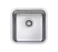 JASSFERRY Évier de cuisine Cuve simple, Acier Inoxydable, sous comptoir, avec crépine