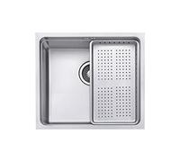 JASSFERRY Évier de cuisine Cuve simple, Acier Inoxydable, sous comptoir, avec crépine