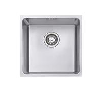 JASSFERRY Évier de cuisine Cuve simple, Acier Inoxydable, sous comptoir, avec crépine