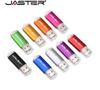 JASTER nouveau créatif avec porte-clés USB 2.0 clé USB 128GB 64GB 32GB 16GB 8GB 4GB 128MB clé USB mode 9 couleurs U bâton cadeau Yellow