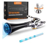 JASTIND Tornado Mini pistolet à air comprimé pivotant à 360° pour voiture | Corps entièrement métallique, noyau de valve en laiton, pression de fonctionnement de 60 à 150 psi, tube de sablage