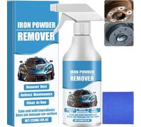 JASUBAI Spray Anti-Rouille et Particules de Fer pour Voiture, dissolvant de Rouille Robuste pour métal, Peinture, nettoyant pour Taches de Fer à Action Rapide, dissolvant Anti-Rayures (1 pièces)