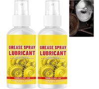 JASUBAI Spray lubrifiant antirouille et dissolvant de Rouille, nettoyant métallique Robuste à Action Rapide pour pièces Automobiles, chaînes d'outils, Spray Anti-Taches r/ust Polyvalent (2 pièces)