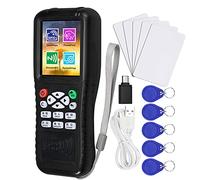 JasugKEY Copieur de Carte à Puce RFID, duplicateur d'écrivain de Lecteur RFID, Lecteur NFC, décodeur de Carte cryptée, avec Logiciel Gratuit de Cartes de clés inscriptibles, décodage d'application