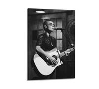 JASURYWO I R I Sinéad O'Connor Poster décoratif sur toile pour salon, chambre à coucher, 50 x 75 cm, style cadre