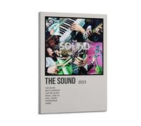 JASURYWO I R I THE SOUND de Stray Kids - Impression sur toile décorative vintage pour salon, chambre à coucher, 20 x 30 cm - Style cadre