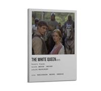 JASURYWO Mini série TV I R I The White Queen - Décoration murale vintage - Impression sur toile pour salon, chambre à coucher - 60 x 90 cm - Style cadre