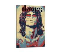 JASURYWO Poster de film I R I The Doors - Décoration murale vintage - Impression sur toile pour salon, chambre à coucher - 60 x 90 cm - Style cadre
