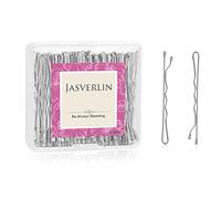 JASVERLIN Lot de 100 petites épingles à cheveux argentées de qualité supérieure - Fixation ferme - Accessoires décoratifs en vrac pour femme - 5,1 cm
