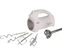 JATA BT575 Mixeur avec 5 accessoires : 2 spirales de pétrissage, 2 fouets mélangeurs et un bras de fouet. Facile à nettoyer. 5 vitesses + turbo