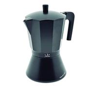 Jata Cafetière italienne CFI9 - Induction, 9 tasses, corps aluminium, noir