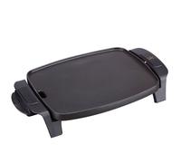 JATA GR205 Gril grill. Parfait pour deux personnes. Surface : 28 x 22 cm. Antiadhésif. Fabriqué en Espagne. Lavable au lave-vaisselle. Facile à nettoyer. Bac de récupération des sauces.