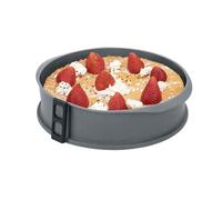 Jata HMOL1124 - Moule à gâteau au four - Moule en silicone - Démoulage - Base en verre - Anti-adhésif - Flexible - Pour four, congélateur et lave-vaisselle - Sans BPA - Diamètre 26 cm - 6,4 c