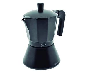 Jata Hogar CFI12 Machine à café italienne Full Induction, Aluminium, Noir, 18,40 x 14,5 x 24,5 cm