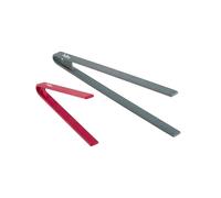 JATA HOGAR HACC4522 Lot de 2 pinces de cuisine en silicone, résistantes à la chaleur, passent au lave-vaisselle, nettoyage facile, poignée ergonomique, antidérapante, usage alimentaire