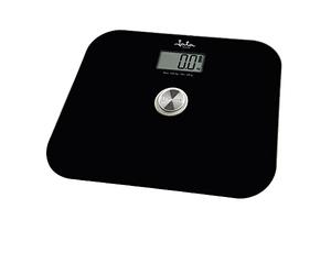 Jata Hogar HBAS1499 Balance numérique écologique sans piles avec 4 capteurs, grand écran LCD jusqu'à 150 kg Arrêt automatique