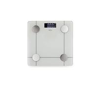 Jata Hogar HBAS1504 Balance de bain numérique avec technologie Bluetooth Analyse poids, IMC, graisse, masse et eau corporelle Mémoire pour 8 personnes jusqu'à 180 kg
