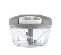 JATA HOGAR HMAQ4557 Hachoir manuel avec corde pour tout type d'aliments, 3 hauteurs de coupe, lame en acier inoxydable, capacité de 400 ml, sans BPA