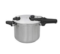 Jata Hogar HOLL2228 8 Litre Stainless Steel Pressure Cooker for All Hobs Including Induction Diameter 24 cm
