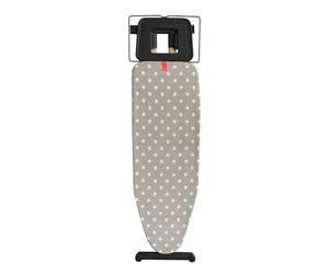 JATA HOGAR HPLA8241 - Planche à Repasser Pliable - Hauteur réglable - Grande Surface : 125 x 41 cm - Grande stabilité - Housse 100% Coton - Légère - pour fers et centres de Repassage