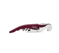 JATA HOGAR HVIN2212 Tire-bouchon à levier articulé avec coupe-capsule et ouvre-bouchon en acier inoxydable ABS