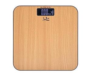Jata Hogar mod. 498 - Balance de salle de bains avec surface laminé haute résistance, Couleur Marron