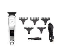 JATA JBCP4200 Tondeuse à cheveux et rasoir pour hommes avec 5 guides de coupe 1-5mm - 90 minutes d'autonomie de la batterie - Lame en T de haute précision - Avec accessoires