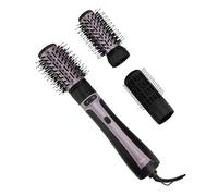 JATA JBSC2255 Brosse Sèche-Cheveux Rotative 1200W avec 3 Embouts, Brosse Lissante et Brosses Rondes 40mm et 49mm, Pivotante Double Direction, 2 Températures + Air Froid, Séchage Rapide