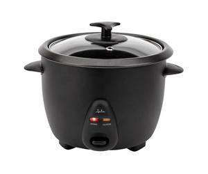 JATA JEAR2522 Cuiseur à riz électrique 2,2 litres, 900 W, cuiseur à riz automatique avec fonction maintien au chaud, cuve antiadhésive amovible, couvercle en verre, verre doseur et spatule