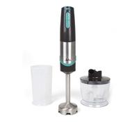 JATA JEBT1790 blender Mélangeur par immersion 800 W Noir, Bleu, Acier inoxydable