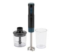 JATA JEBT1795 Mixeur plongeant professionnel 800 W | lames et pied en acier inoxydable | Vitesse réglable et fonction turbo | Comprend hachoir et verre doseur 600 ml | Nettoyage facile