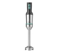 JATA JEBT1853 Mixeur plongeant 1000 W. Cordon spiralé extensible. 4 lames en acier inoxydable. Pied amovible en acier inoxydable. 2 vitesses. Verre de 700 ml inclus