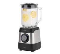 JATA JEBT3855 Mixeur en verre avec bol en verre 1,8 l, moteur AC haute performance 17 000 tr/min, broyeur à glace, 2 vitesses + impulsion, lames en acier inoxydable, système de sécurité