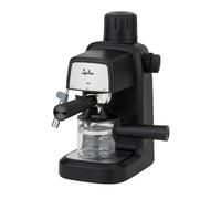 Jata JECA2201 - Machine à expresso à hydropression 3,5 bars, 2-4 cafés, mousseur à lait et lance à vapeur, cafetière compacte avec carafe en verre 240 ml, arrêt automatique, 800 W
