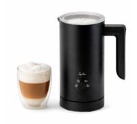 JATA JECL5501 Mousseur à lait électrique 5 en 1 avec chauffage, mousse chaude et froide, 150 ml pour mousser / 300 ml pour chauffer, carafe antiadhésive, base 360°, arrêt automatique, 500 W