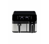 JATA JEFR1228 Friteuse à air sans huile de 9 litres avec deux paniers indépendants. Panneau de contrôle digital. 8 fonctions. Minuterie jusqu'à 60 minutes. Température : 80-200º. Sans BPA
