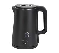 JATA JEHA1576 Bouilloire électrique 1,8 l avec contrôle de température, intérieur en acier inoxydable, 5 niveaux 45-100 °C, fonction maintien au chaud, écran LED tactile, base 360°, 1500 W