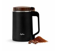 JATA JEML1820 Moulin électrique 300 W pour café et épices, capacité 150 g, lames en acier inoxydable, broyage rapide et uniforme, couvercle de sécurité, récipient en acier