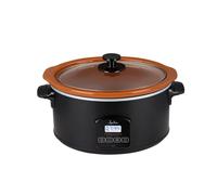 JATA JEOL2145 Cuisinière à braises 5 l 210 W Noir, Terracota